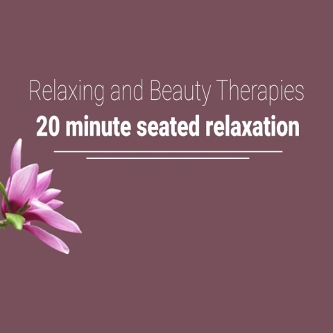 Image of "20 minute seated relaxation" card